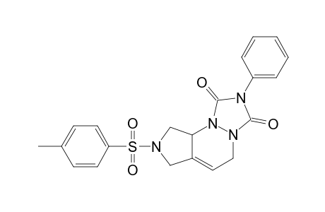 2-N-Phenyl-6-N-tosyl-2,4,4a,5,6,7,9,10-octahydropyrrolo[3,4-c]pyridazino[1,2-a][2,4,10]triazoline-1,3-dione