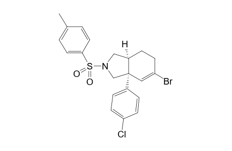 (3aS,7aS)-6-Bromo-7a-(4-chlorophenyl)-2-tosyl-2,3,3a,4,5,7a-hexahydro-1H-isoindole