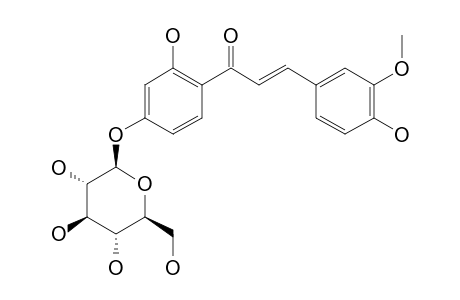 4'-O-BETA-D-GLUCOPYRANOSYL-2',4-DIHYDROXY-3-METHOXYCHALCONE