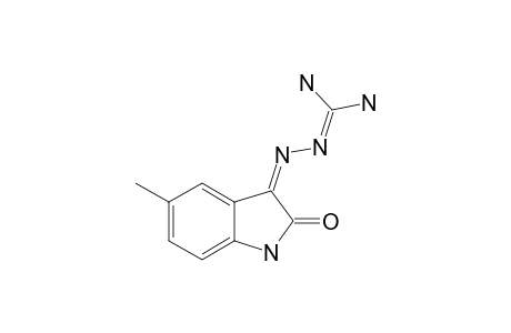 (E)-2-(1,2-DIHYDRO-5-METHYL-2-OXO-3H-INDOL-3-YLIDENE)-HYDRAZINE-CARBOXIMID-AMIDE