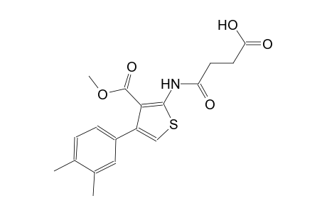 4-{[4-(3,4-dimethylphenyl)-3-(methoxycarbonyl)-2-thienyl]amino}-4-oxobutanoic acid