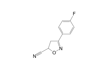 3-(4-Fluorophenyl)-4,5-dihydro-1,2-oxazole-5-carbonitrile