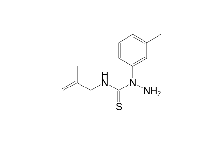 N-(2-methylallyl)-1-m-tolylhydrazinecarbothioamide