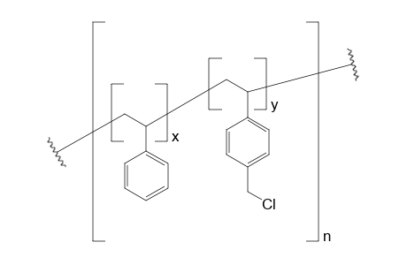 [Styrene-stat-chloromethylstyrene] copolymer