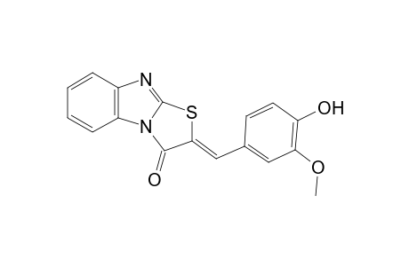 (2Z)-2-(4-Hydroxy-3-methoxybenzylidene)[1,3]thiazolo[3,2-a]benzimidazol-3(2H)-one