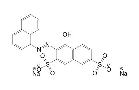 2,7-Naphthalenedisulfonic acid, 4-hydroxy-3-(1-naphthalenylazo)-, disodium salt