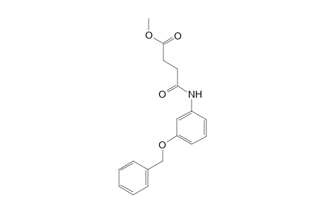 Methyl 4-{[3-(benzyloxy)phenyl]amino}-4-oxobutanoate