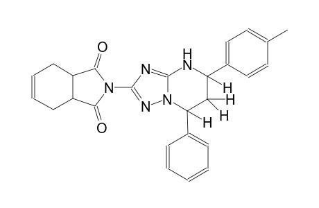 2-[5-(4-methylphenyl)-7-phenyl-4,5,6,7-tetrahydro[1,2,4]triazolo[1,5-a]pyrimidin-2-yl]-3a,4,7,7a-tetrahydro-1H-isoindole-1,3(2H)-dione