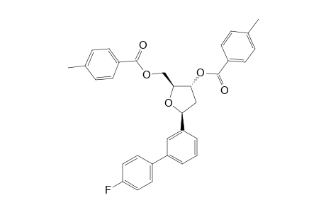 1,2-DIDEOXY-1-BETA-[3-(4-FLUOROPHENYL)-PHENYL]-3,5-DI-O-(4-TOLUOYL)-D-RIBOFURANOSIDE