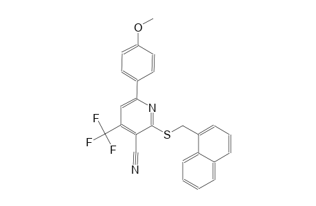 3-pyridinecarbonitrile, 6-(4-methoxyphenyl)-2-[(1-naphthalenylmethyl)thio]-4-(trifluoromethyl)-