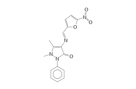 1,5-Dimethyl-4-([(E)-(5-nitro-2-furyl)methylidene]amino)-2-phenyl-1,2-dihydro-3H-pyrazol-3-one