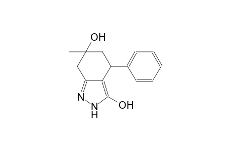 2H-indazole-3,6-diol, 4,5,6,7-tetrahydro-6-methyl-4-phenyl-