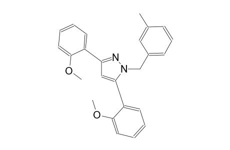 3,5-bis(2-methoxyphenyl)-1-(3-methylbenzyl)-1H-pyrazole