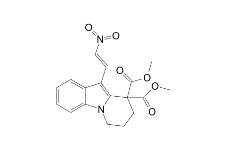 Dimethyl 10-(2'-nitroethenyl)-1,2,3,4-tetrahydropyrido[1,2-a]indole-1,1-dicarboxylate