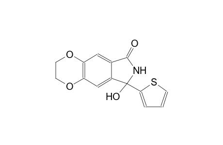 6H-[1,4]dioxino[2,3-f]isoindol-6-one, 2,3,7,8-tetrahydro-8-hydroxy-8-(2-thienyl)-