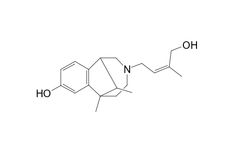 1,2,3,4,5,6-bexahydro-6,11-dimethyl-3-(3-hydroxymethyl-2-butenyl)-2,6-methano-3-benzazocin-8-ol