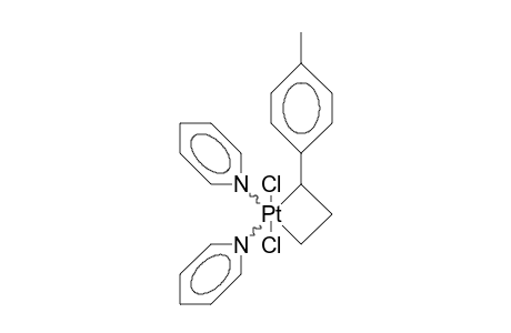 Dichloro-bis(pyridine)-(1-P-tolyl-propane-1,3-diyl)platinum