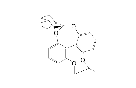 6,6'-Propylenedioxy-2,2'-(6-isopropyl-3-methylcyclohexylidenedioxy)biphenyl