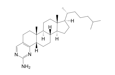 2'-Amino-5-.beta.-cholest-3-eno[4,3-d]pyrimidine