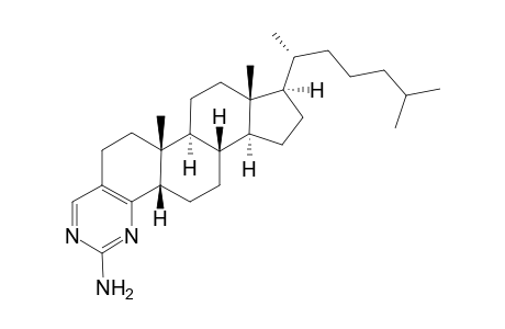 2'-Amino-5-.beta.-cholest-3-eno[4,3-d]pyrimidine