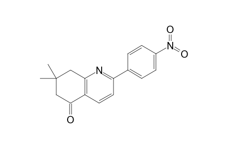 7,7-Dimethyl-5-oxo-2-(4-nitrophenyl)-5,6,7,8-tetrahydroquinoline