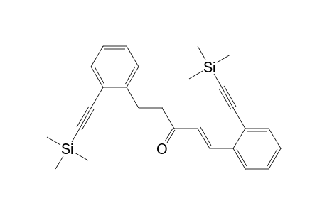 1-Penten-3-one, 1,5-bis[2-[(trimethylsilyl)ethynyl]phenyl]-