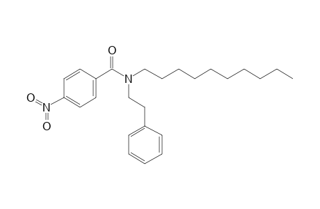 Benzamide, 4-nitro-N-(2-phenylethyl)-N-decyl-