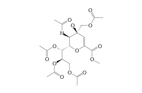 METHYL-5-ACETAMIDO-4-C-ACETOXYMETHYL-7,8,9-TRI-O-ACETYL-2,6-ANHYDRO-3,5-DIDEOXY-D-GLYCERO-D-TALO-NON-2-ENONATE