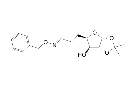 5,6-Dideoxy-1,2-O-isopropylidene-.alpha.,D-xylo-heptodialdo-1,4-furanos-7-Obenzyl oxime