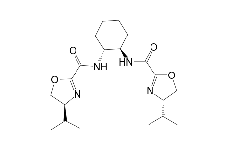 N,N'-[(1R,2R)-Cyclohexane-1,2-diyl]-bis((4'S)-4',5'-dihydro-4'-(1"-methylethyl)oxazole-2'-carboxamide)