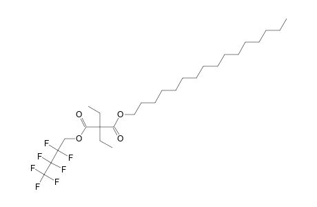 Diethylmalonic acid, 2,2,3,3,4,4,4-heptafluorobutyl hexadecyl ester