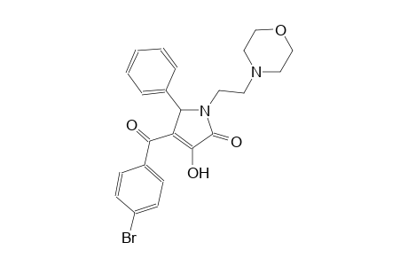 4-(4-bromobenzoyl)-3-hydroxy-1-[2-(4-morpholinyl)ethyl]-5-phenyl-1,5-dihydro-2H-pyrrol-2-one