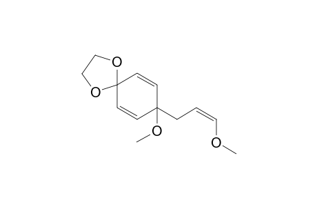 8-Methoxy-8-[(2Z)-3-methoxyprop-2-enyl]-1,4-dioxaspirospiro[4,5]deca-6,9-diene