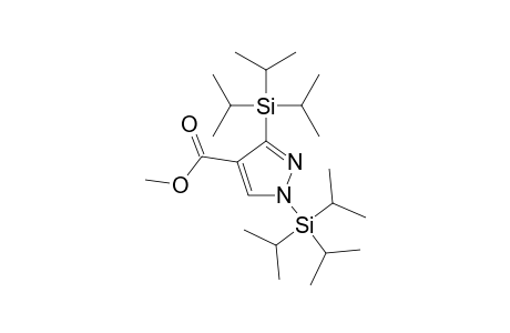 1,3-bis(triisopropylsilyl)pyrazole-4-carboxylic acid methyl ester