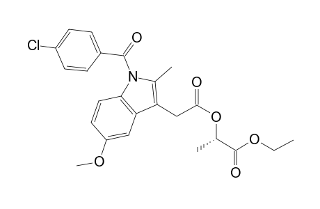 (S)-2-(1-(4-Chlorbenzoyl)-5-methoxy-2-methylindol-3-acetoxy)-propionicacidethylester