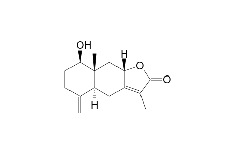 (4aS,8R,8aR,9aS)-3,8a-dimethyl-5-methylidene-8-oxidanyl-4a,6,7,8,9,9a-hexahydro-4H-benzo[f][1]benzofuran-2-one