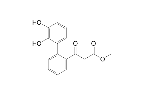 Methyl 3-(2',3'-dihydroxy-1,1'-biphenyl-2-yl)-3-oxopropionate