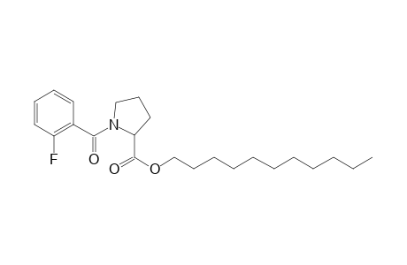 L-Proline, N-(2-fluorobenzoyl)-, undecyl ester