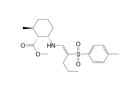 Methyl cis-2-{N-[2-(1-p-Toluenesulfonyl)-1-pentenyl]amino}-trans-6-methylcyclohexanecarboxylate