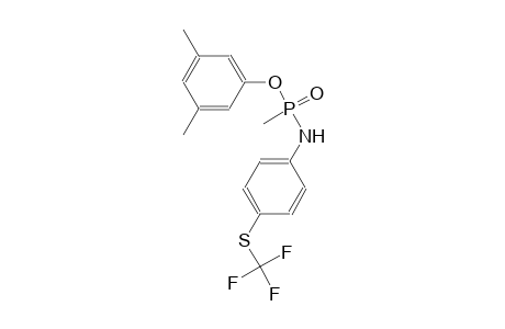 3,5-dimethylphenyl P-methyl-N-{4-[(trifluoromethyl)sulfanyl]phenyl}phosphonamidoate