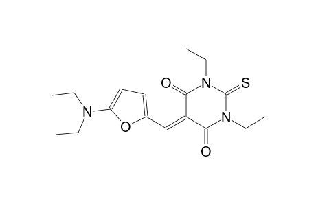 5-{[5-(diethylamino)-2-furyl]methylene}-1,3-diethyl-2-thioxodihydro-4,6(1H,5H)-pyrimidinedione
