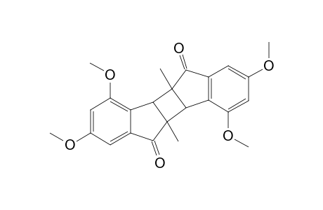 (4b.alpha.,4c.beta.,9b.beta.,9c.alpha.)-4b,4c,9b,9c-Tetrahydro-2,4,7,9-tetramethoxy-4c,9c-dimethylcyclobuta[1,2-a:3,4-a']diindene-5,12-dione