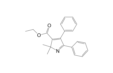 2H-Pyrrole-3-carboxylic acid, 2,2-dimethyl-4,5-diphenyl-, ethyl ester