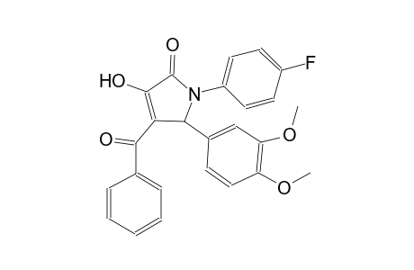 2H-pyrrol-2-one, 4-benzoyl-5-(3,4-dimethoxyphenyl)-1-(4-fluorophenyl)-1,5-dihydro-3-hydroxy-