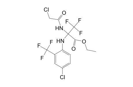 Ethyl 2-(2-chloroacetamido)-2-[4-chloro-2-(trifluoromethyl)anilino)-3,3,3-trifluoropropionate