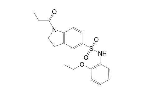 N-(2-ethoxyphenyl)-1-propionyl-5-indolinesulfonamide