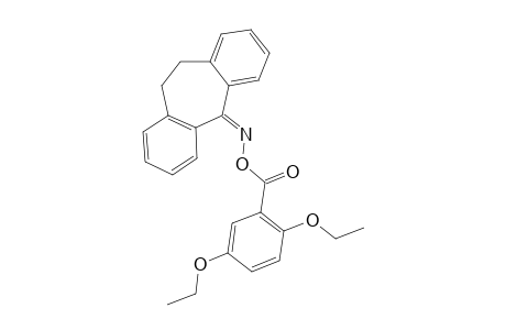 O-(2,5-DIETHOXY-BENZOYL)-5-OXIMINO-10,11-DIHYDRO-5H-DIBENZO-[A,D]-CYCLOHEPTENE