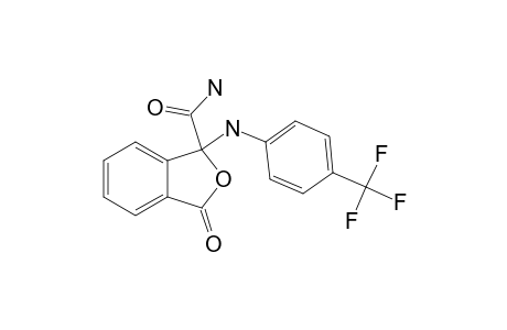 1-(4-TRIFLUOROMETHYL-PHENYLAMINO)-3-OXO-1,3-DIHYDROISOBENZOFURAN-1-CARBOXAMIDE