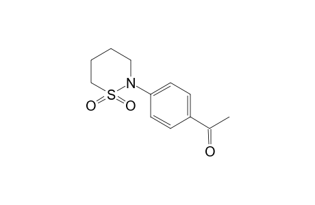 4'-(tetrahydro-2H-1,2-thiazin-2-yl)acetophenone, S,S-dioxide