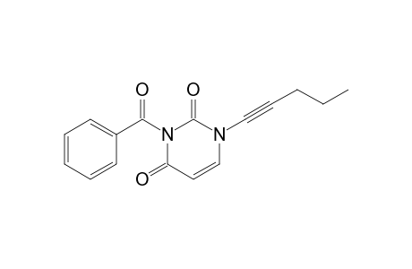 1-(1-Pentynyl)-3-benzoyluracil